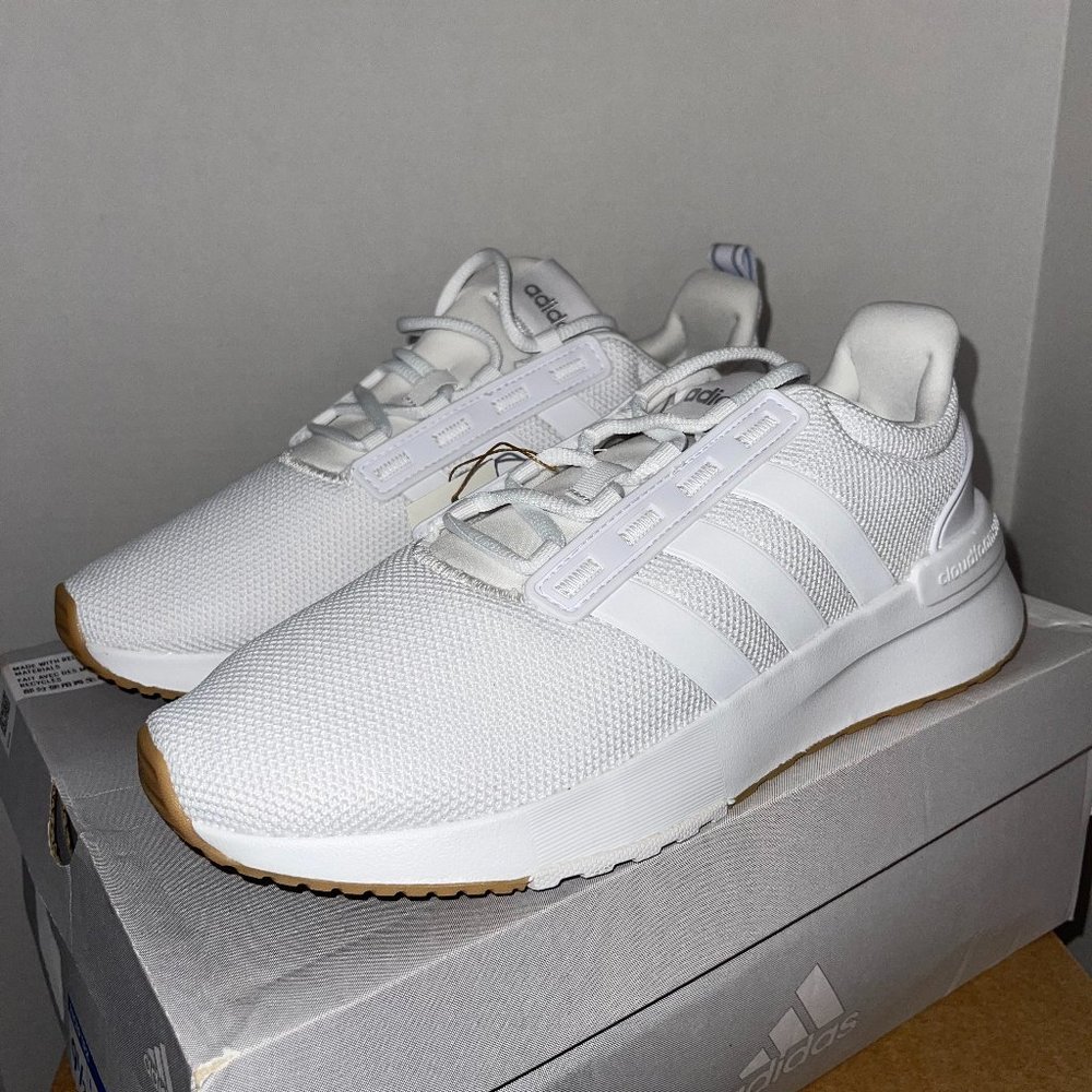NEW WOMEN'S ADIDAS RACER TR21 (GX4207) WHITE SIZE 9.5